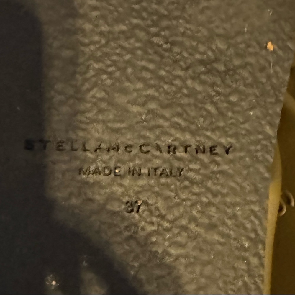 Stella McCartney Army Green Sandals with Crossover Straps Sz 37 - Picture 5 of 5